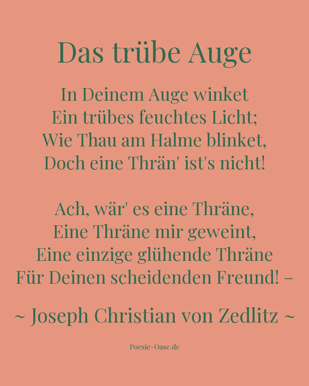 Illustration zu Das trübe Auge