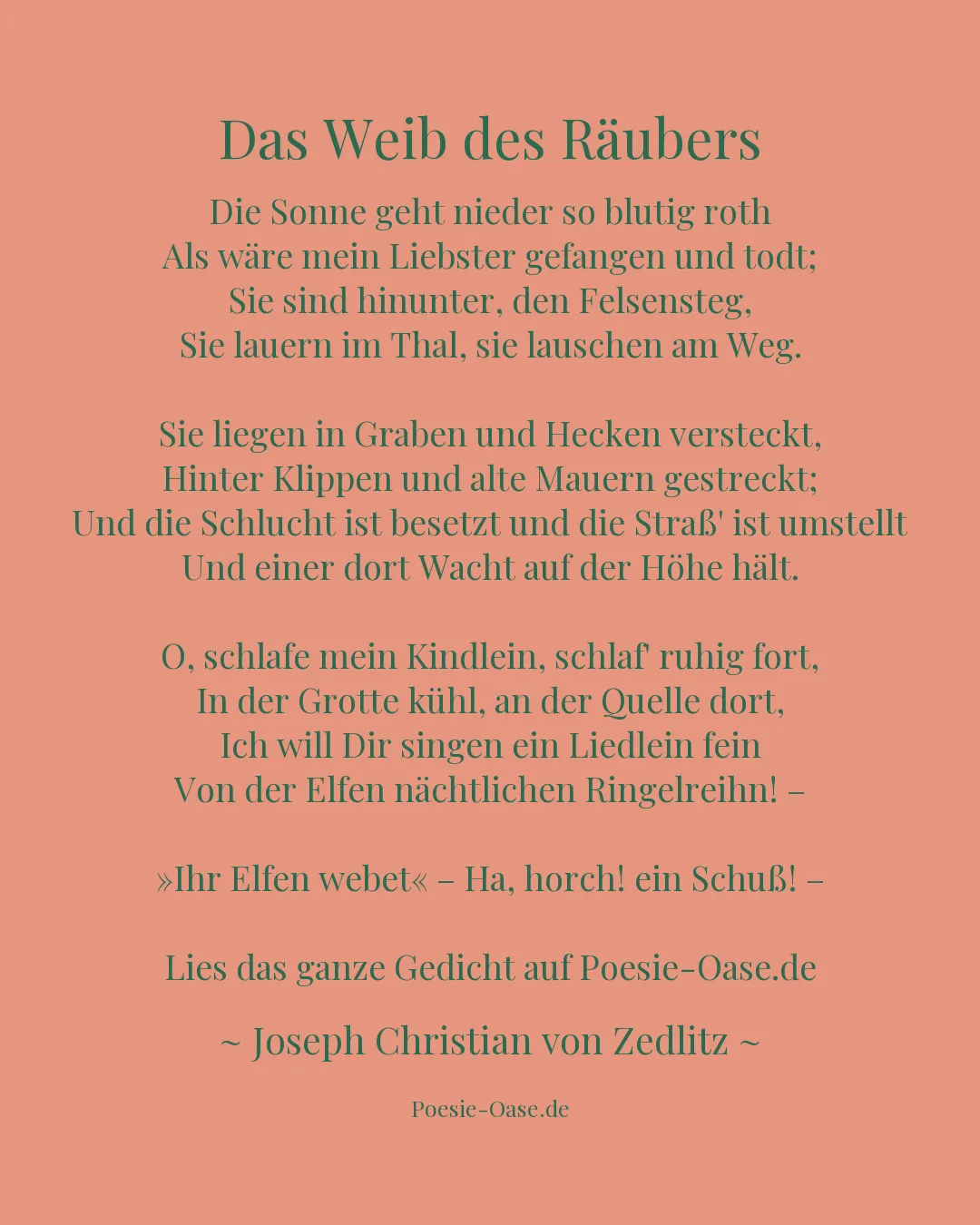 Illustration zu Das Weib des Räubers