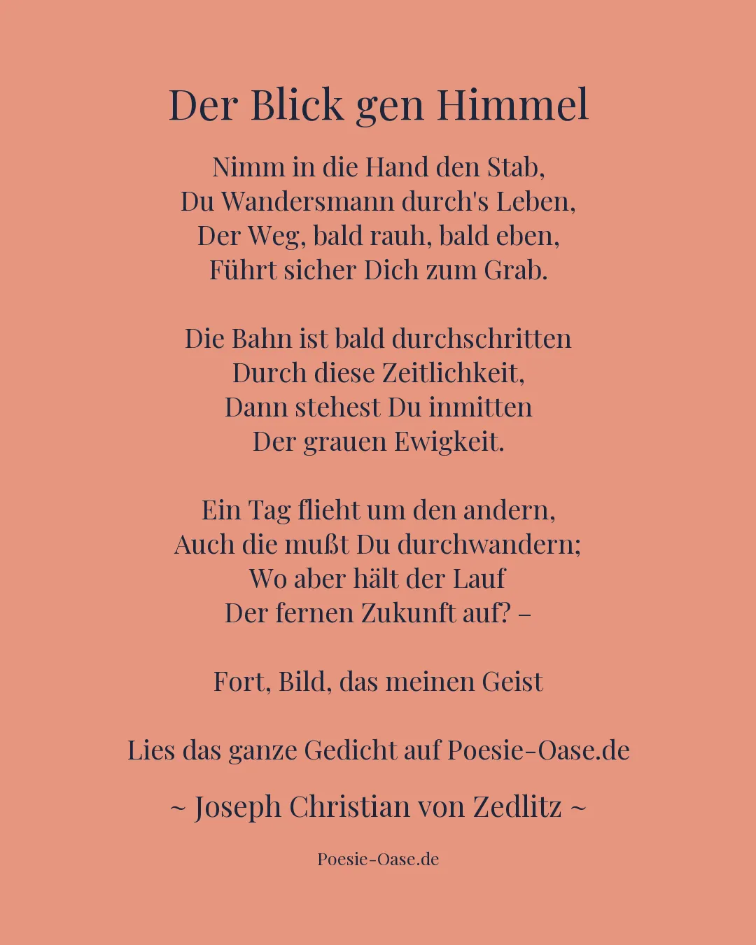 Illustration zu Der Blick gen Himmel