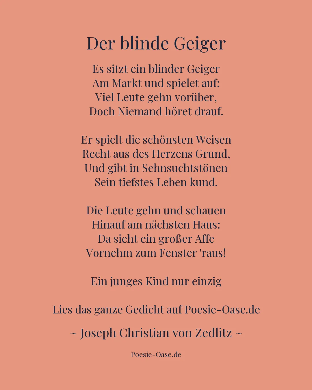 Illustration zu Der blinde Geiger