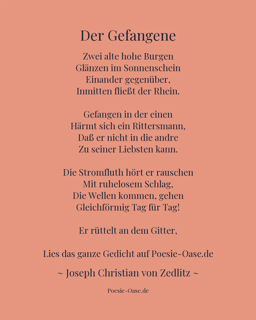 Illustration zu Der Gefangene