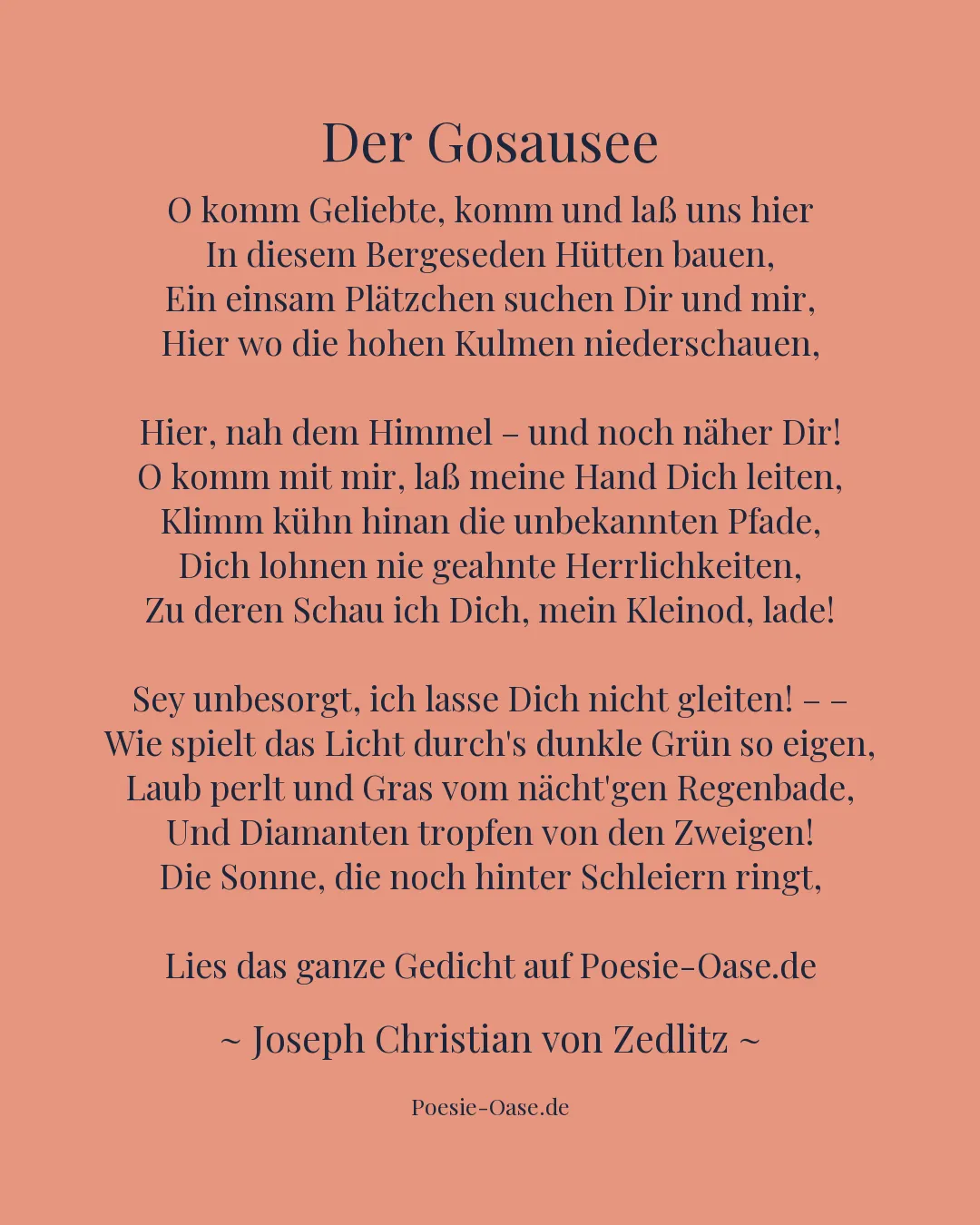 Illustration zu Der Gosausee