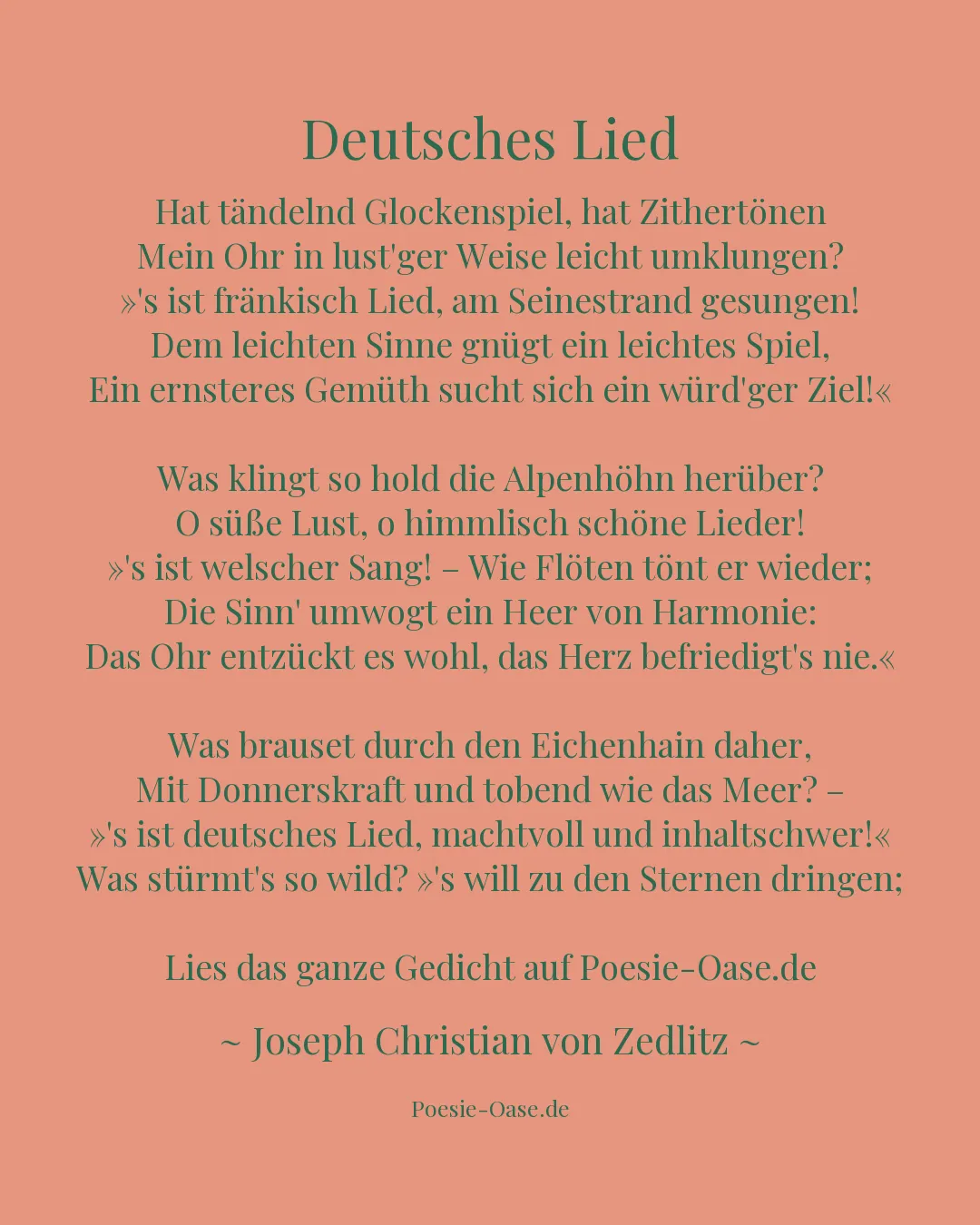 Illustration zu Deutsches Lied
