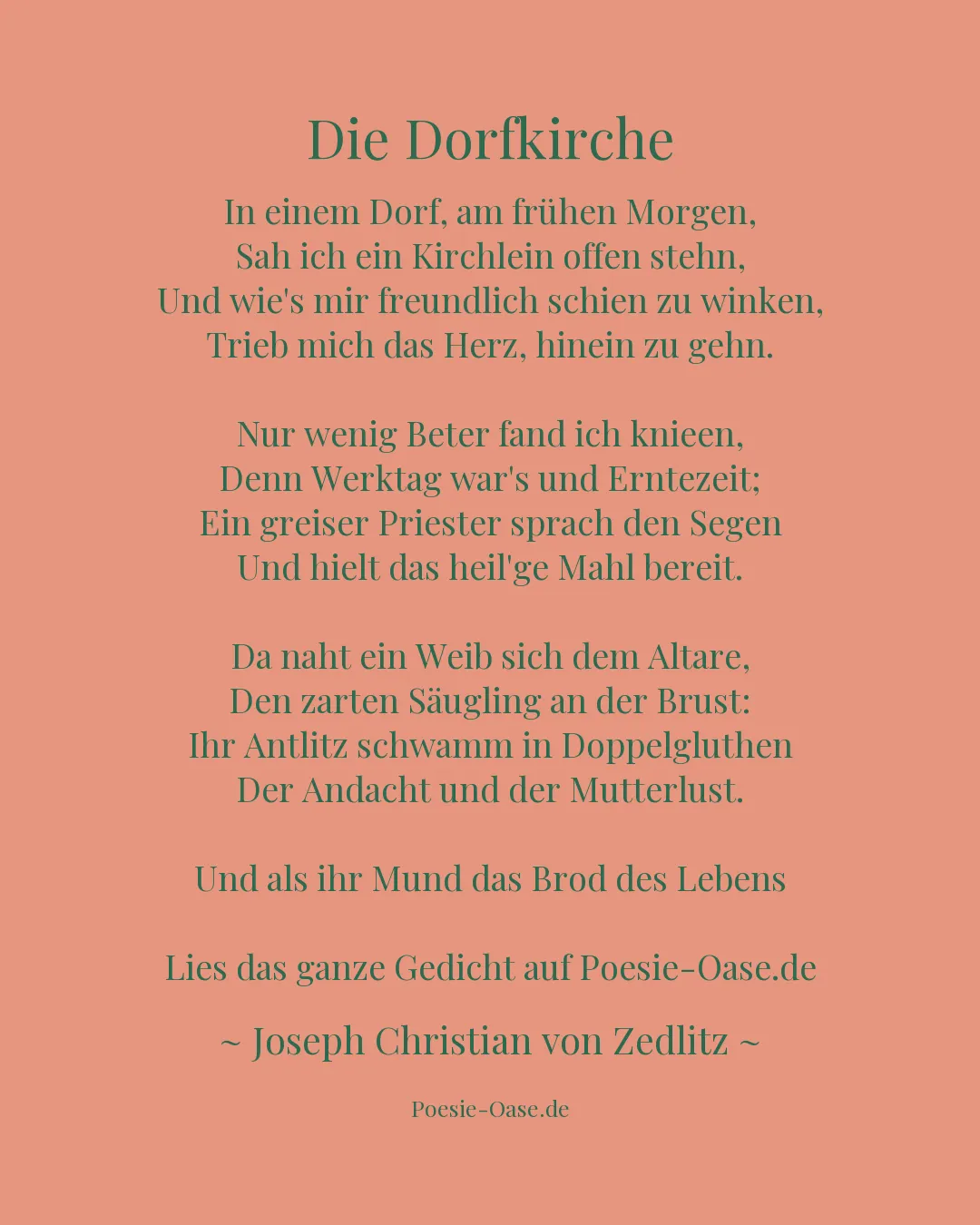 Illustration zu Die Dorfkirche