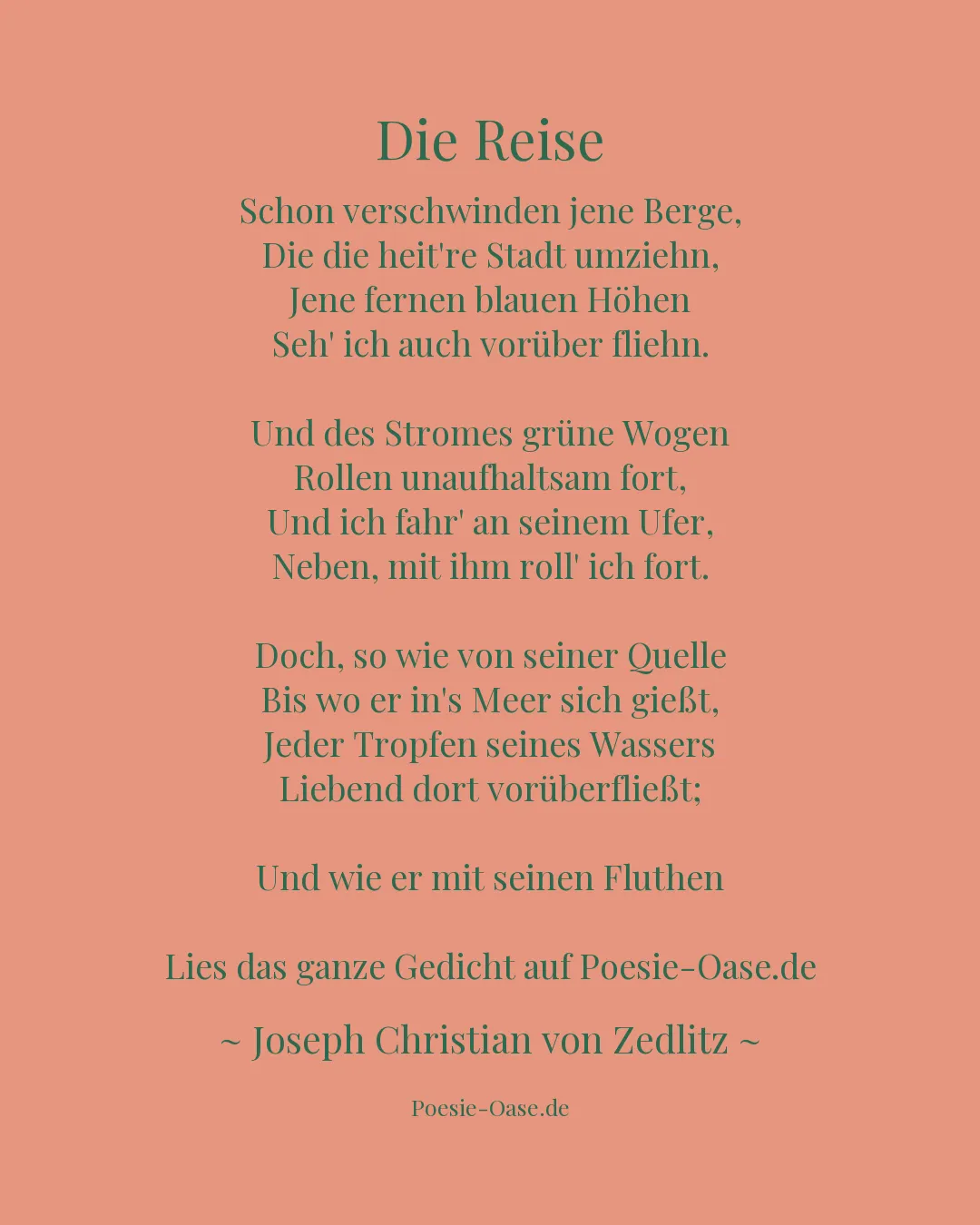 Illustration zu Die Reise