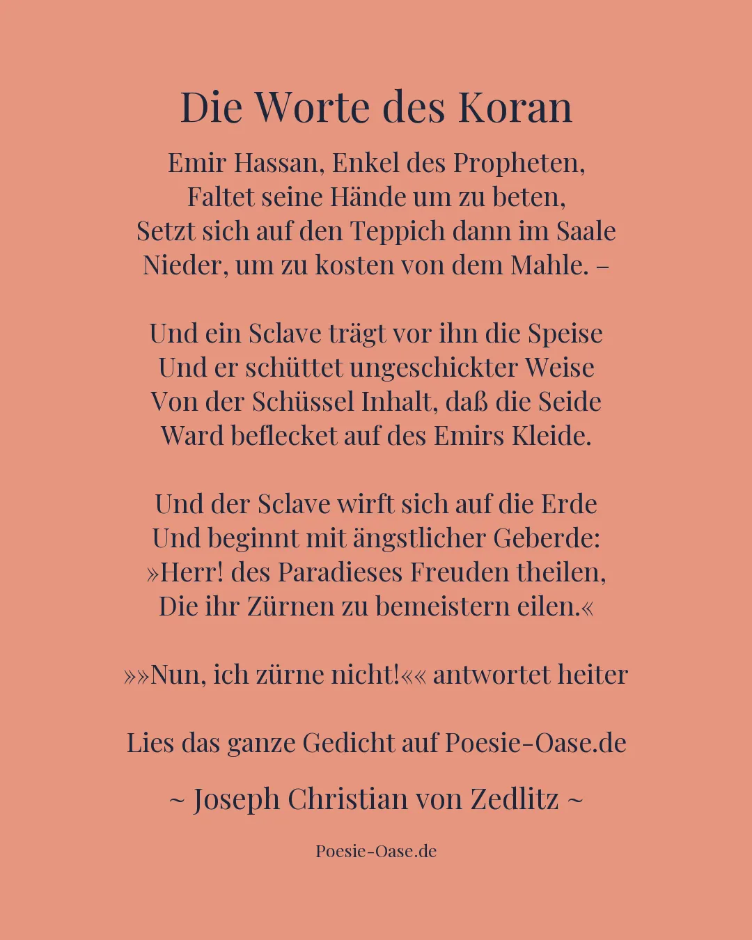 Illustration zu Die Worte des Koran