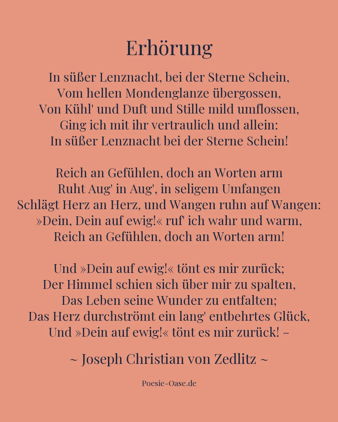 Illustration zu Erhörung