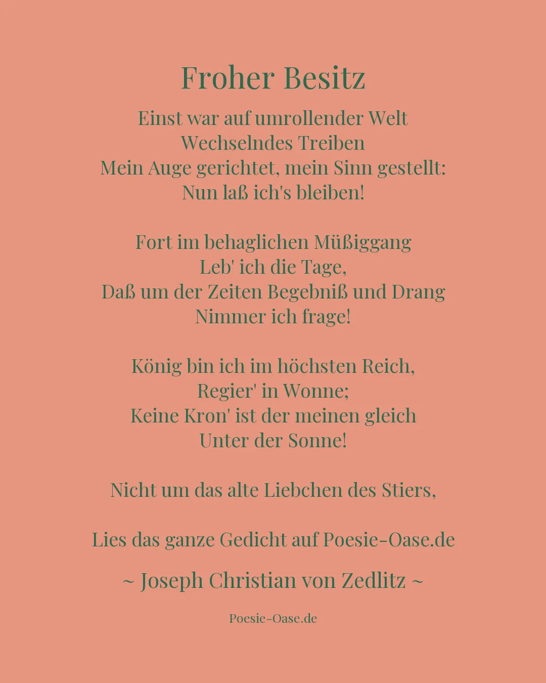 Illustration zu Froher Besitz