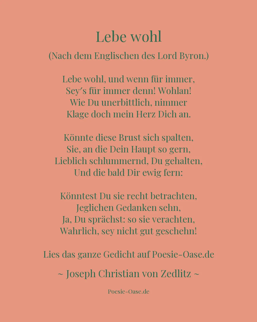 Illustration zu Lebe wohl