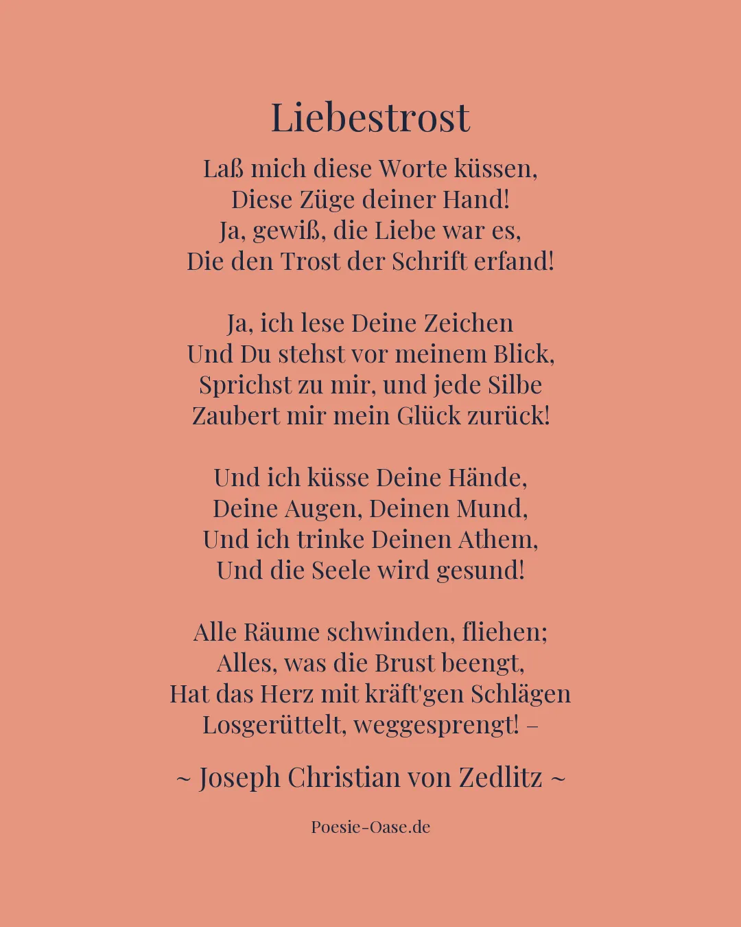 Illustration zu Liebestrost