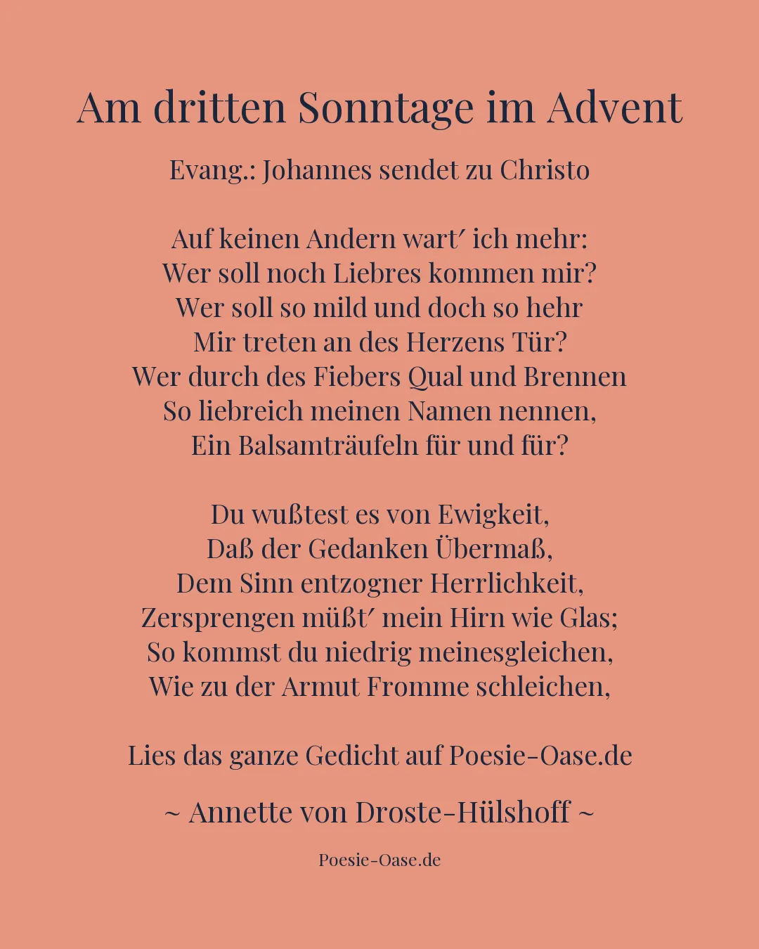 Illustration zu Am dritten Sonntage im Advent