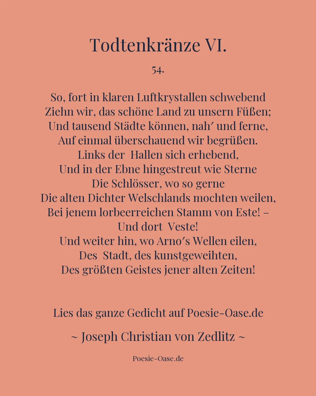 Illustration zu Todtenkränze VI.