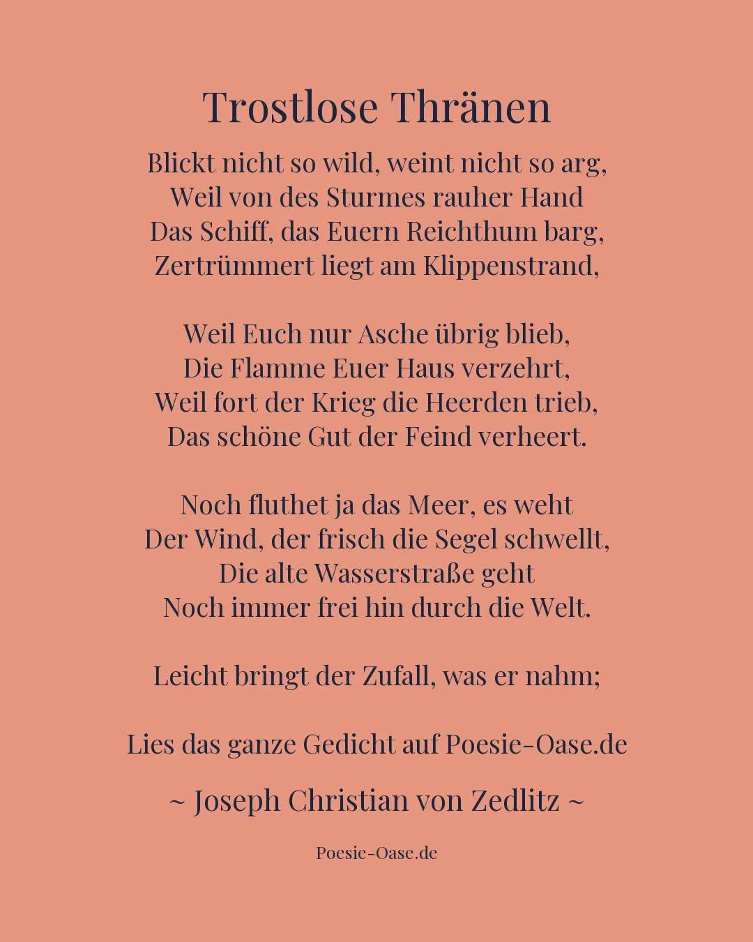Illustration zu Trostlose Thränen