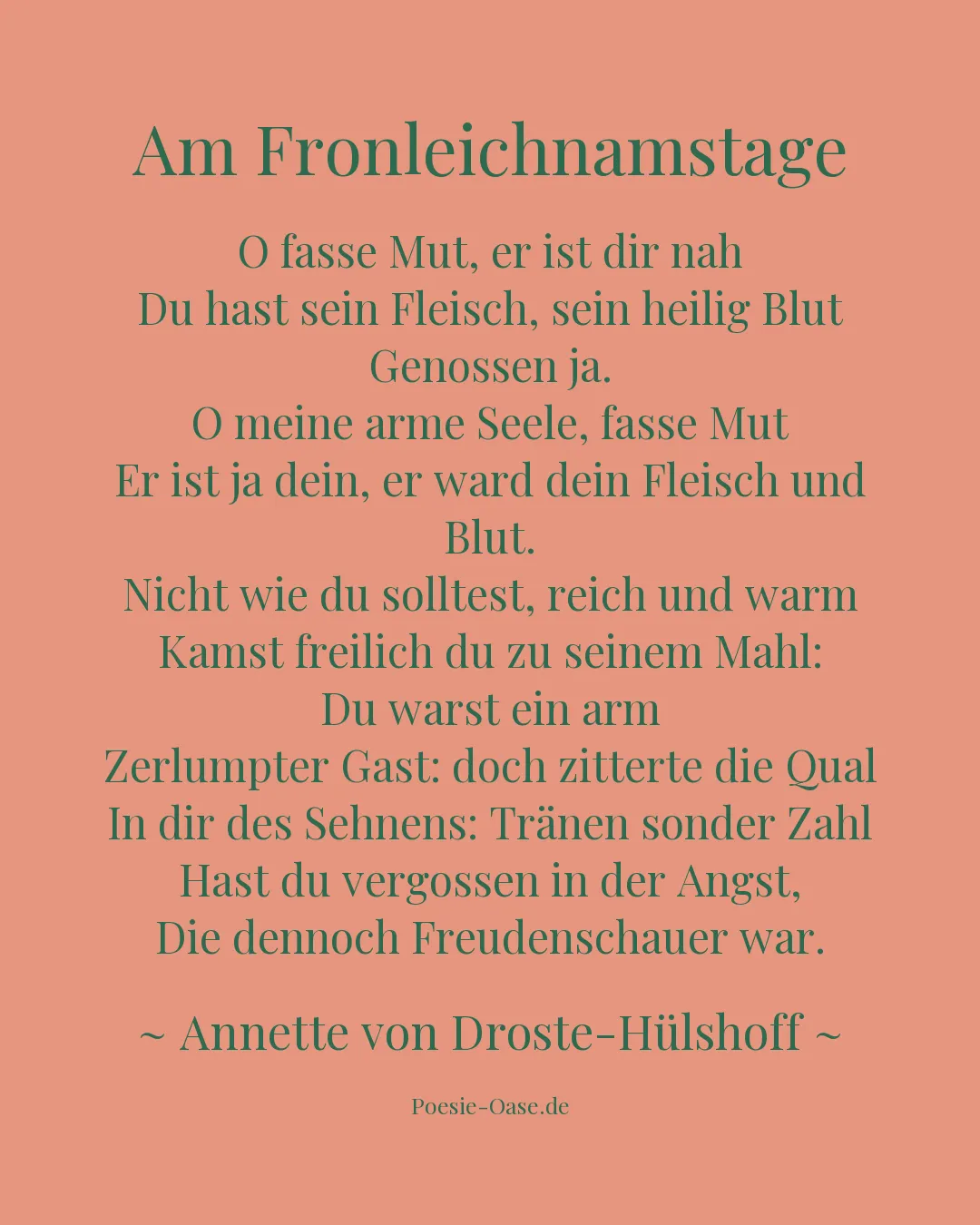 Illustration zu Am Fronleichnamstage