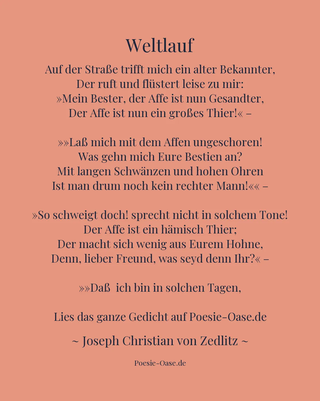 Illustration zu Weltlauf
