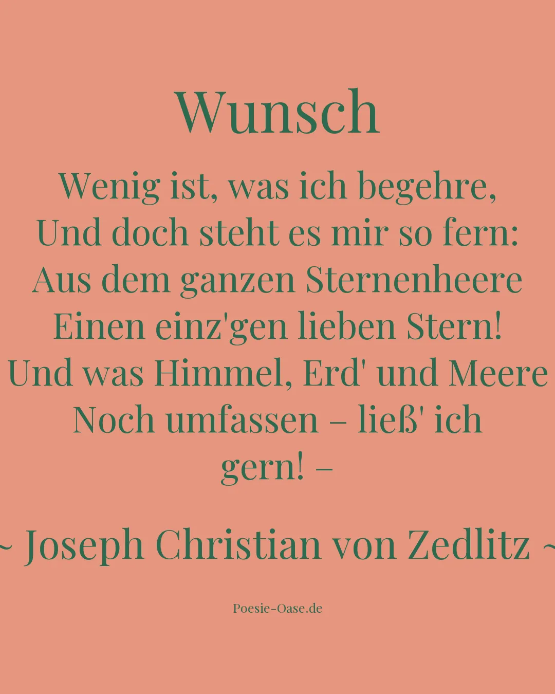 Illustration zu Wunsch