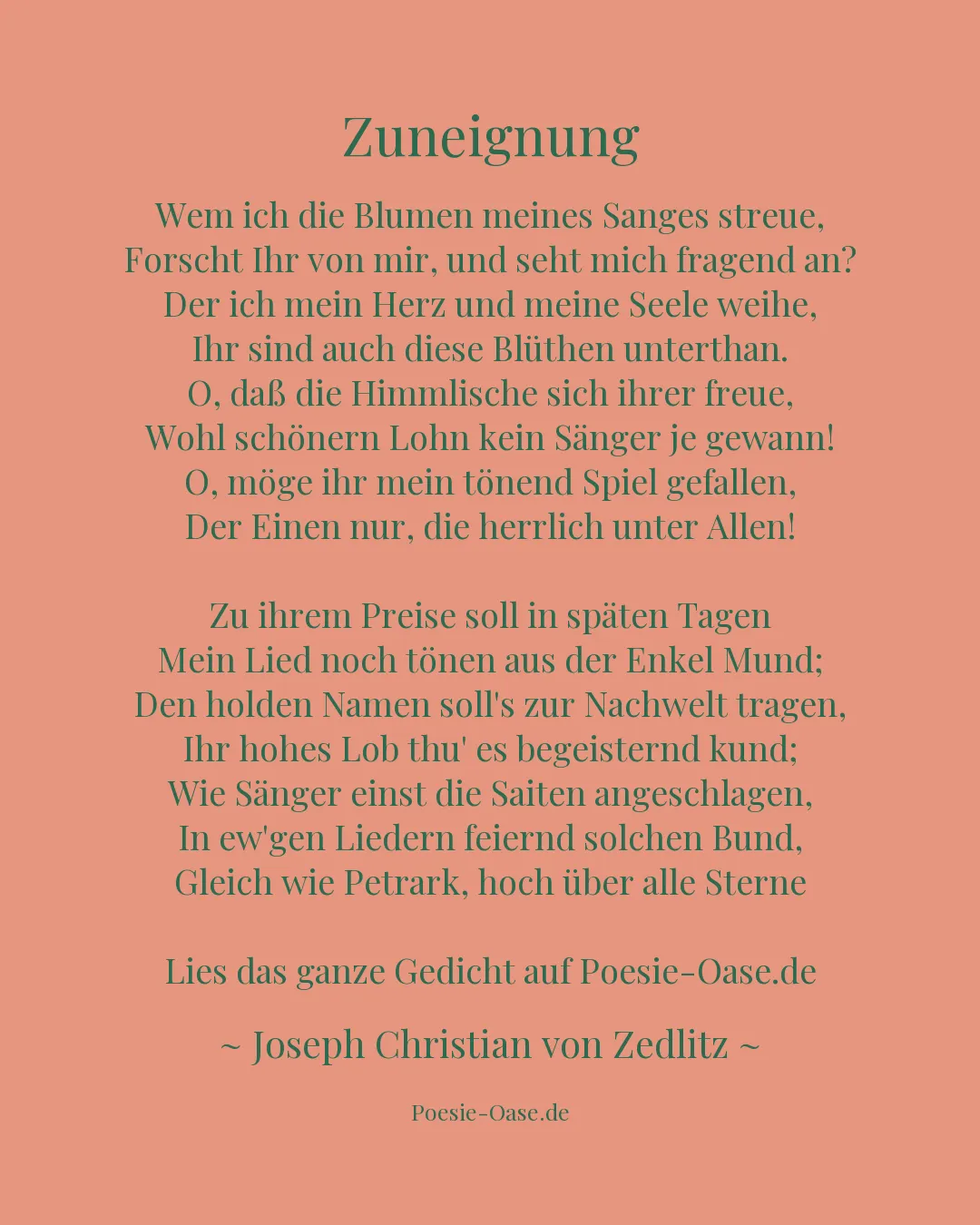 Illustration zu Zuneignung