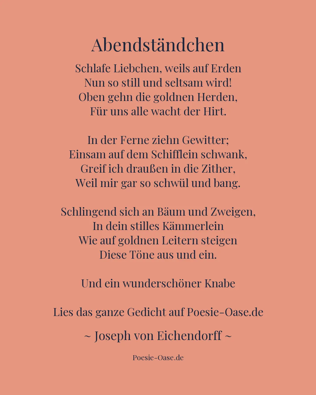 Illustration zu Abendständchen