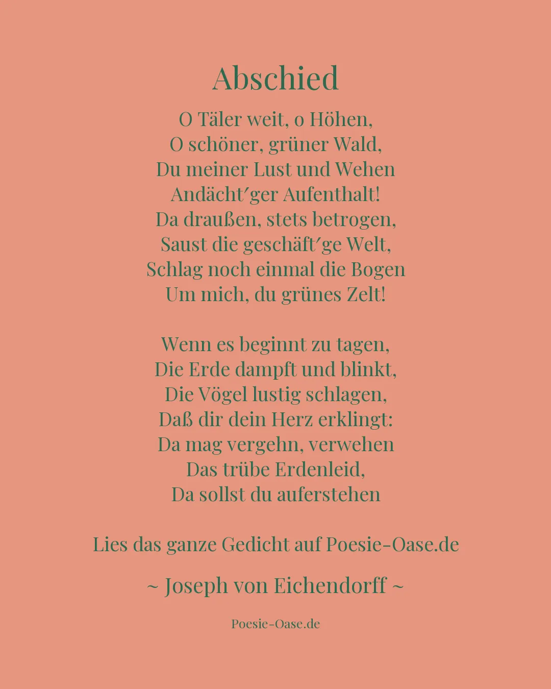 Illustration zu Abschied