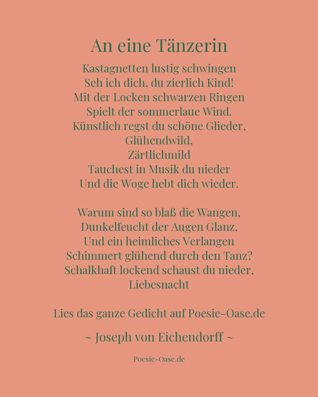 Illustration zu An eine Tänzerin