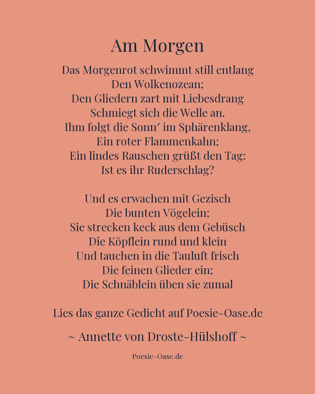 Illustration zu Am Morgen