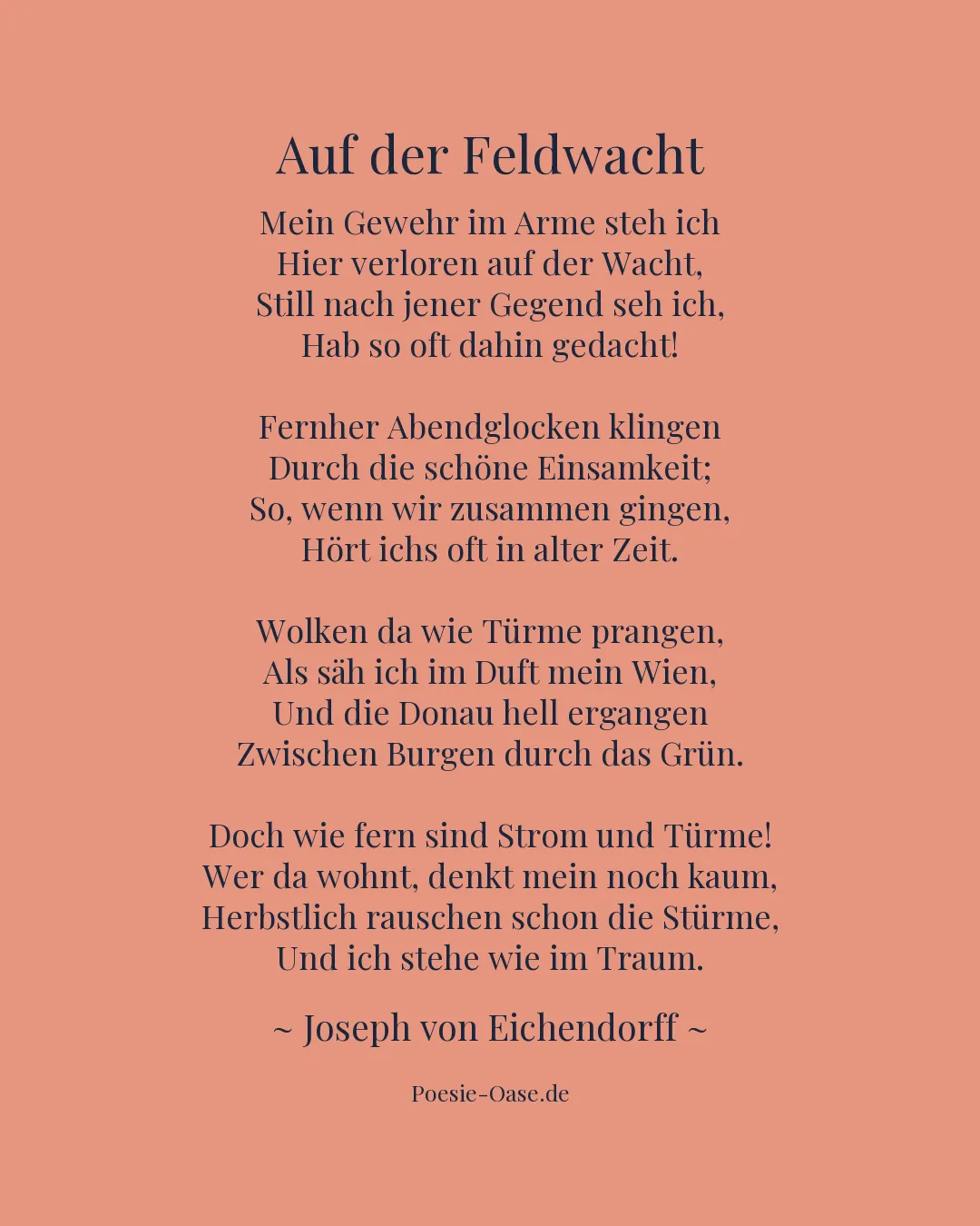 Illustration zu Auf der Feldwacht