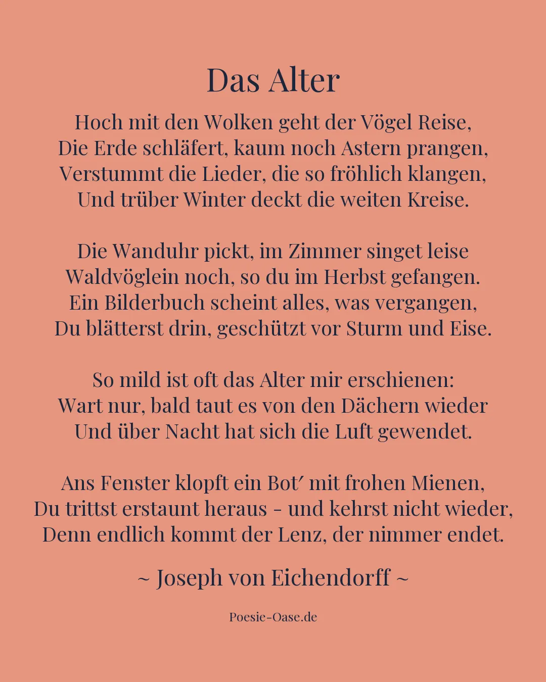 Illustration zu Das Alter