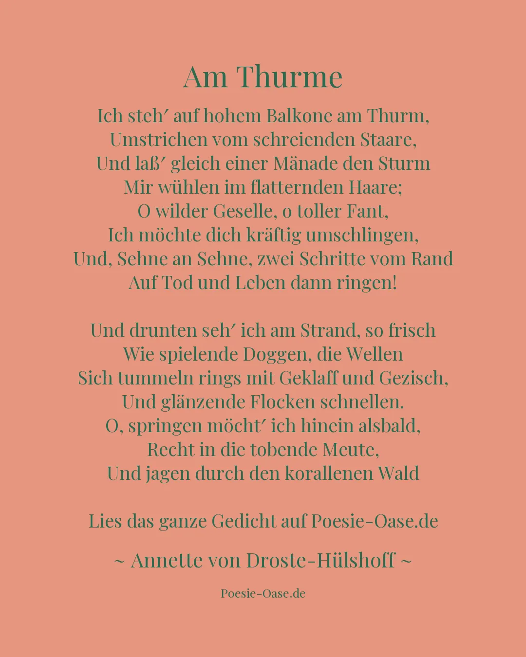 Illustration zu Am Thurme