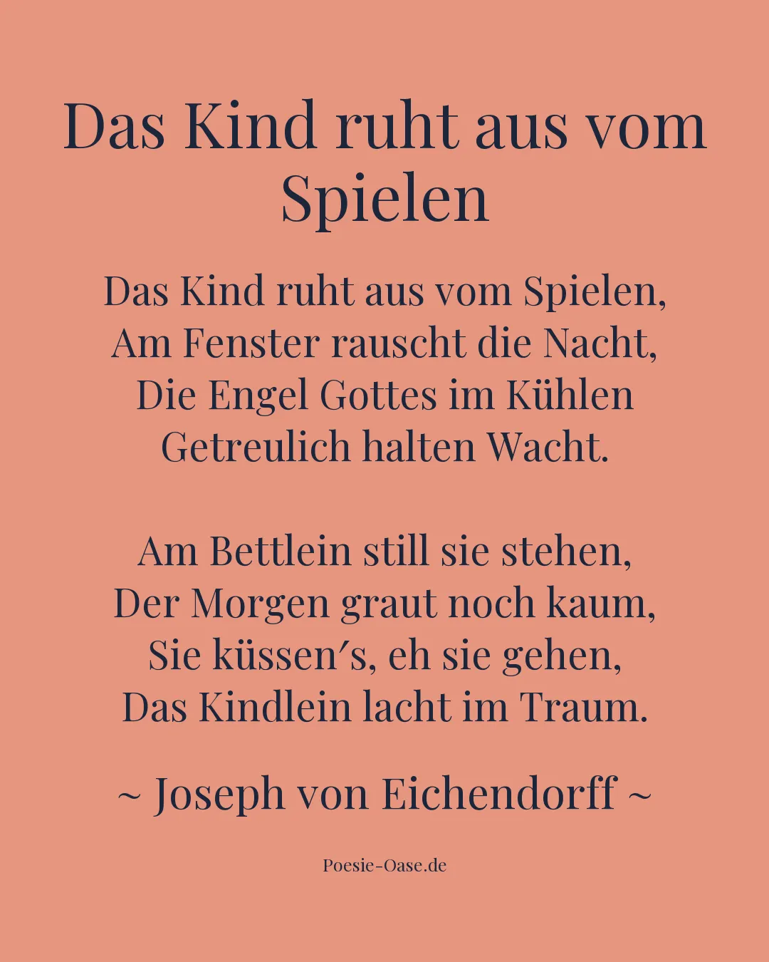 Illustration zu Das Kind ruht aus vom Spielen