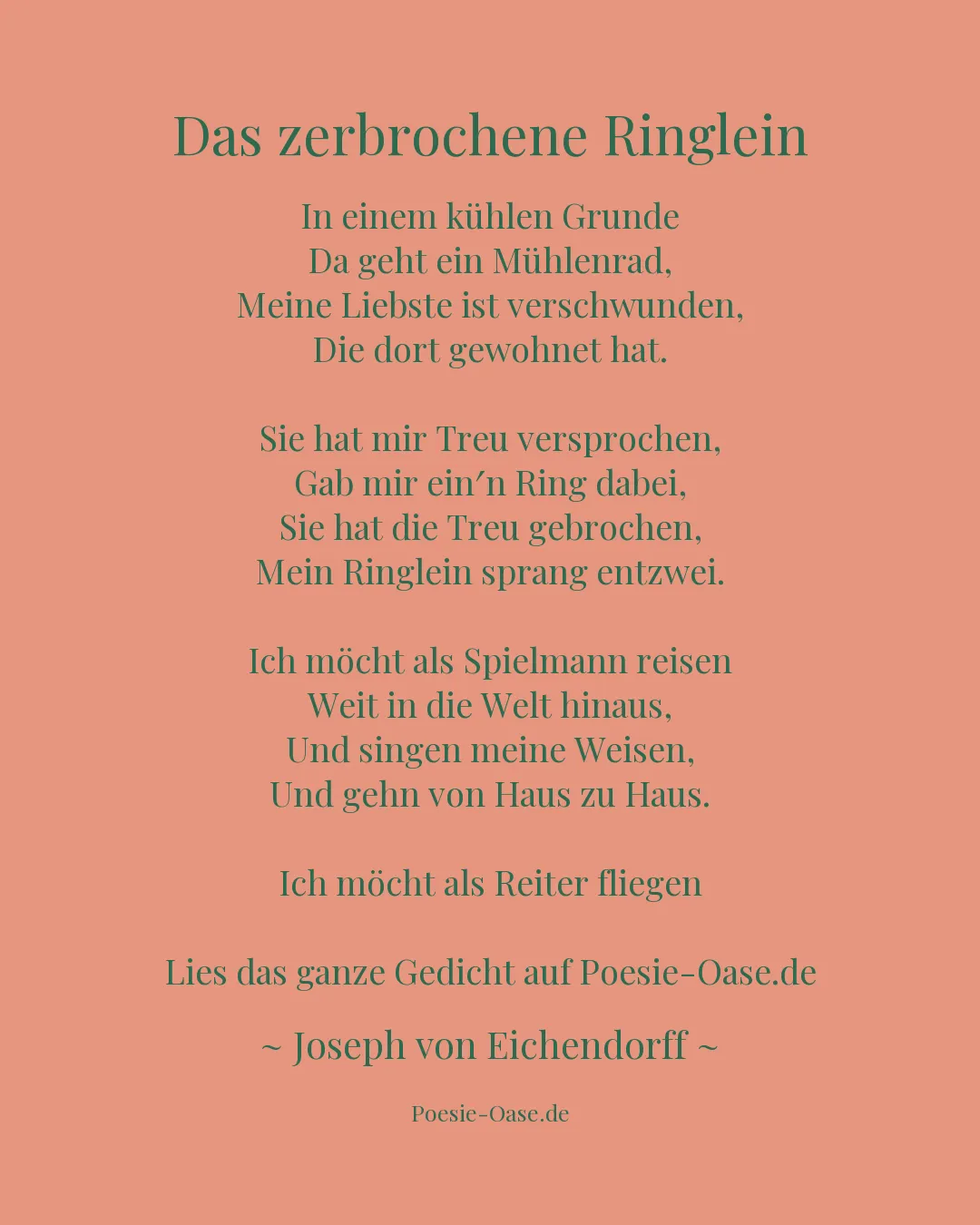 Illustration zu Das zerbrochene Ringlein