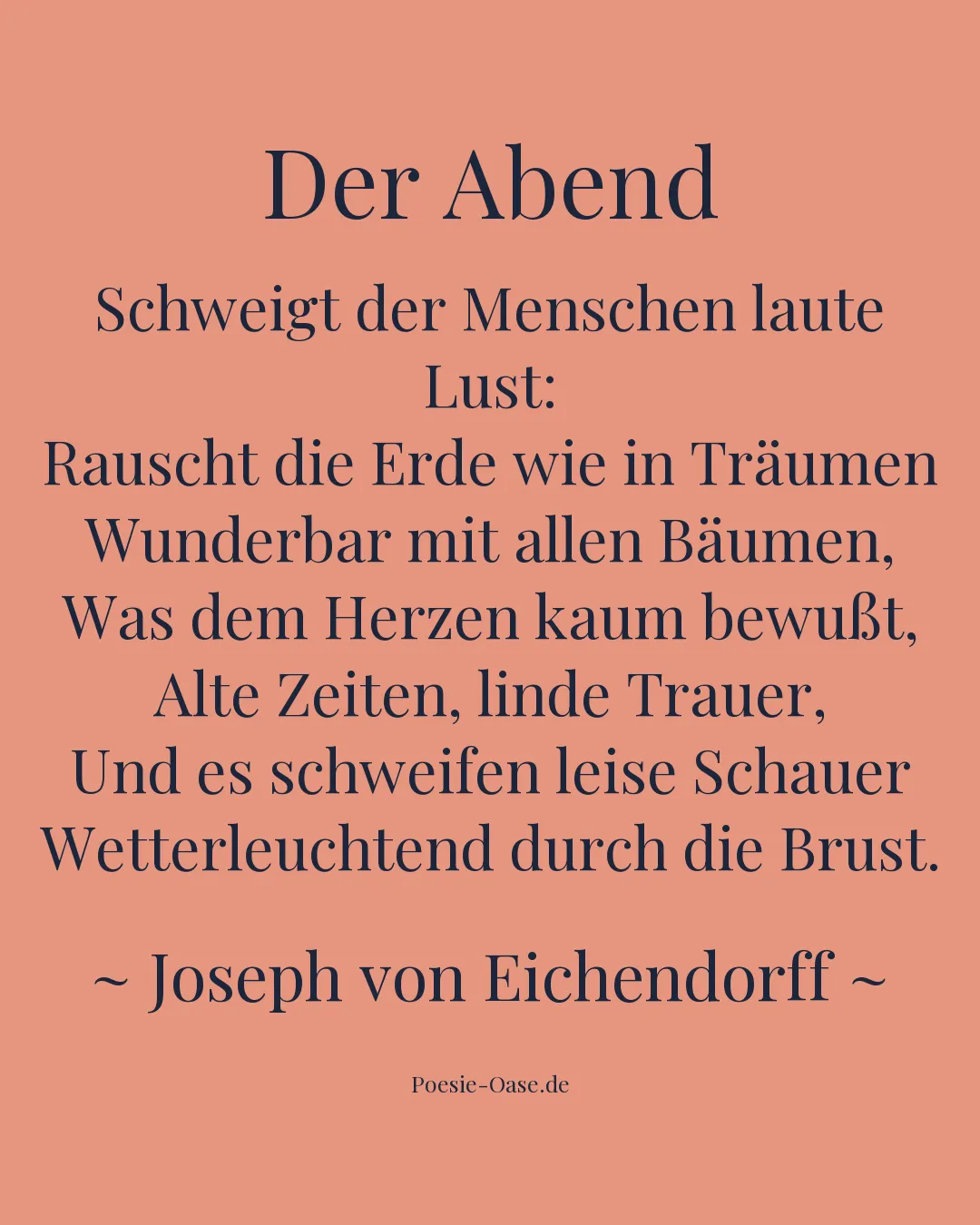 Illustration zu Der Abend