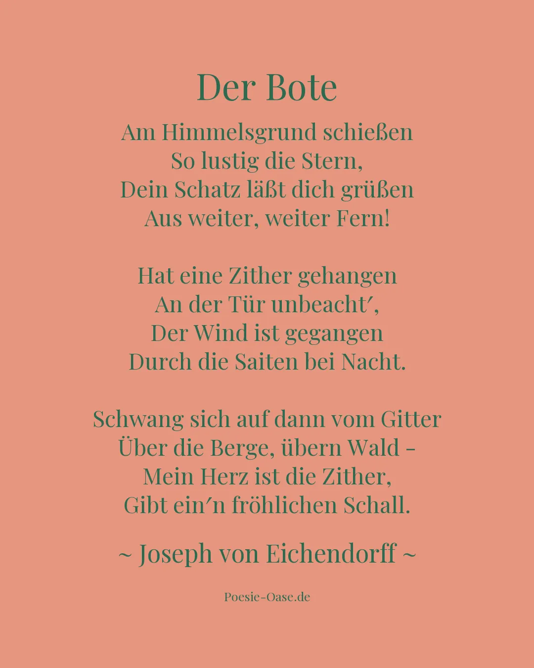 Illustration zu Der Bote