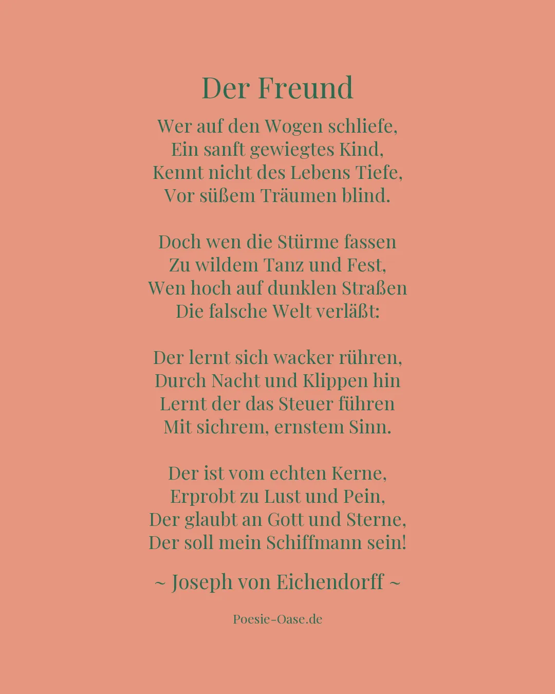 Illustration zu Der Freund
