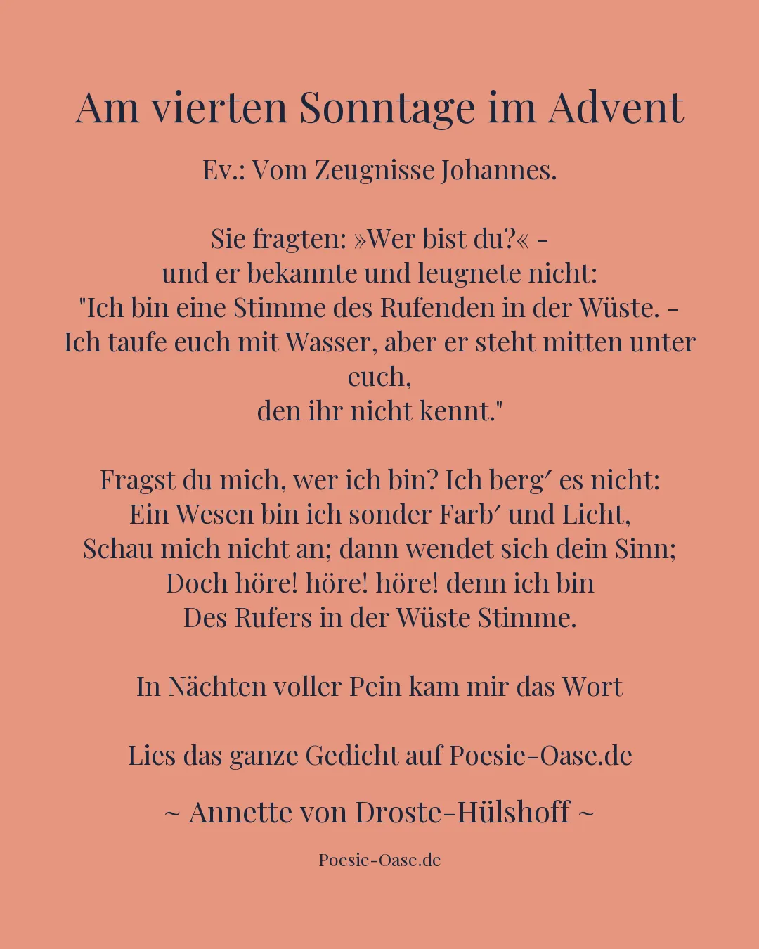 Illustration zu Am vierten Sonntage im Advent