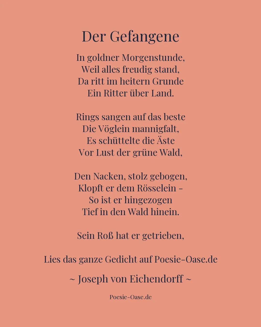 Illustration zu Der Gefangene