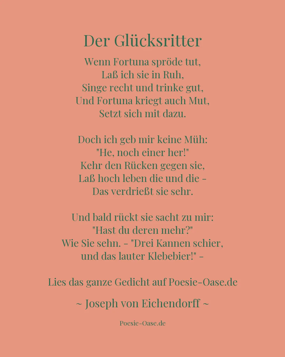 Illustration zu Der Glücksritter