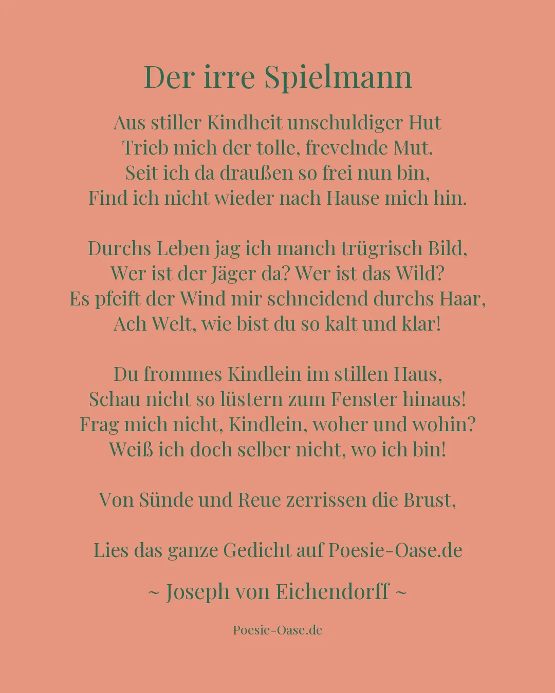 Illustration zu Der irre Spielmann