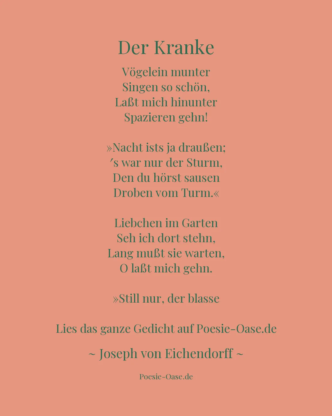 Illustration zu Der Kranke