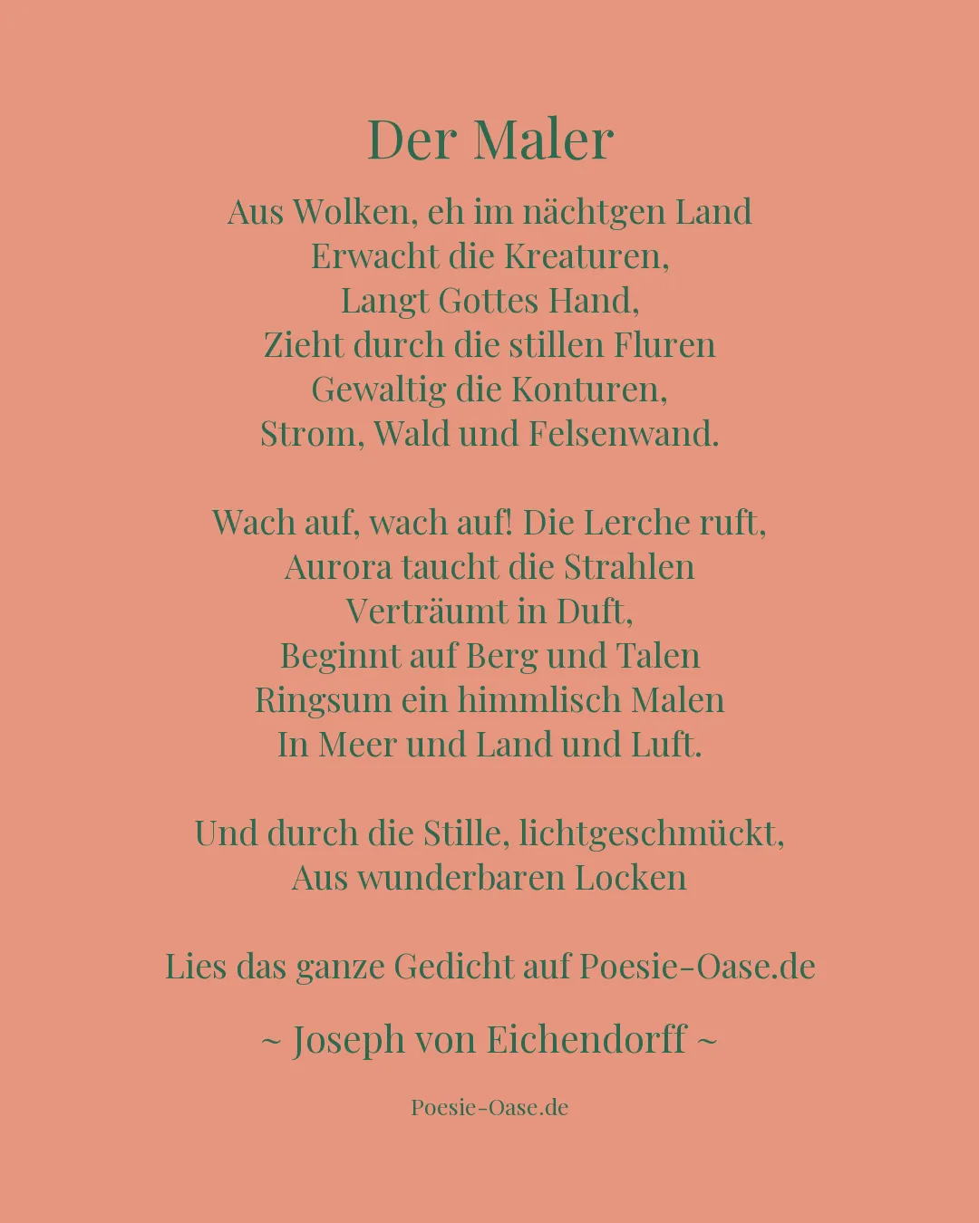 Illustration zu Der Maler