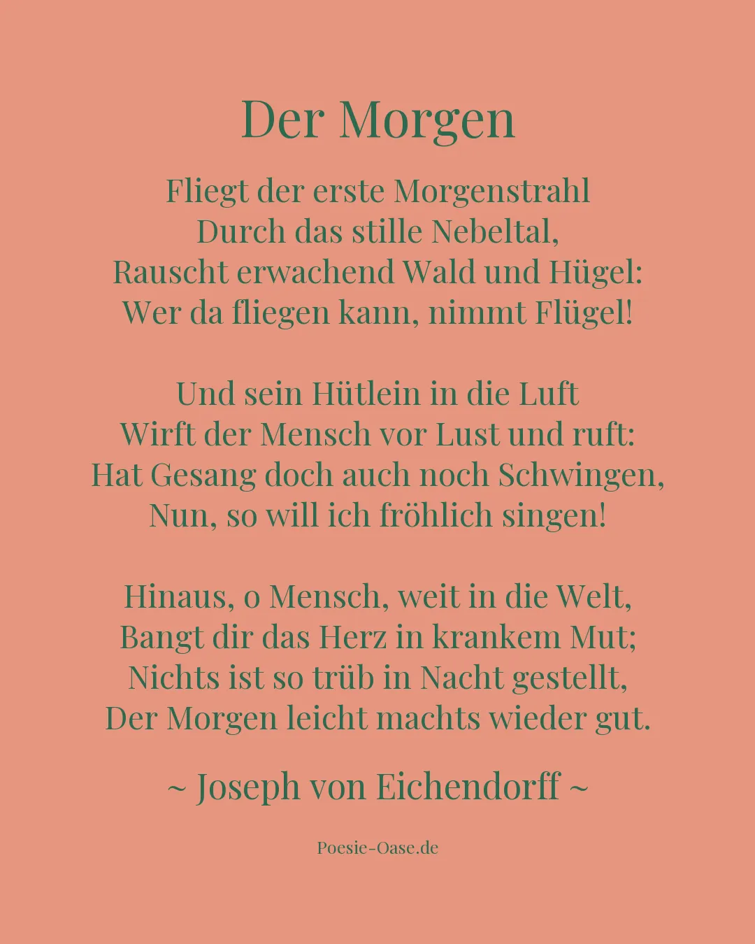 Illustration zu Der Morgen