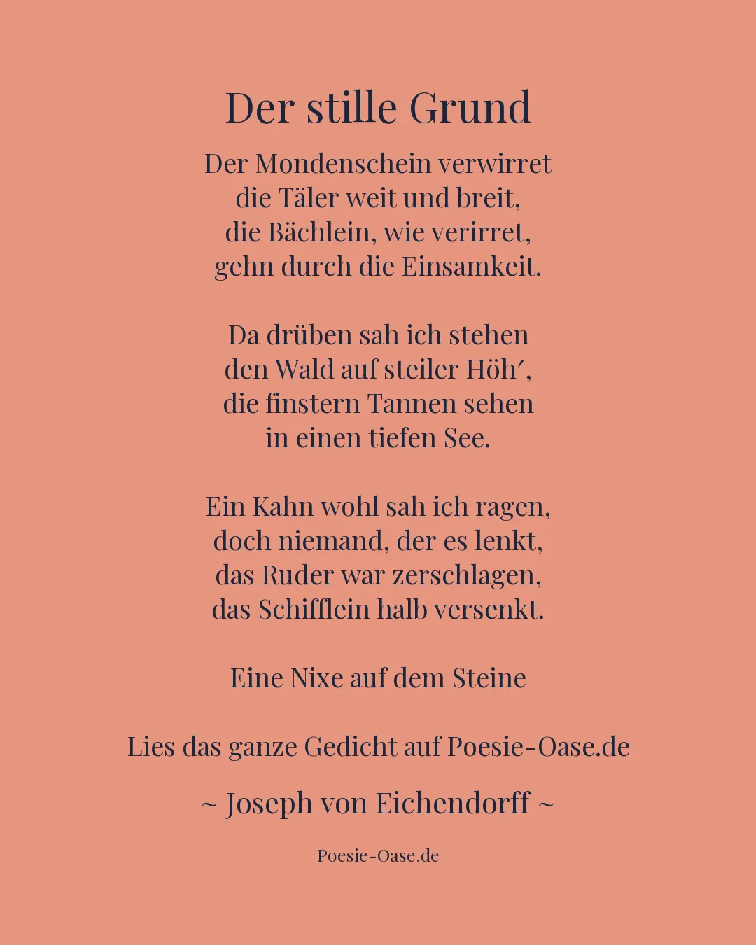 Illustration zu Der stille Grund