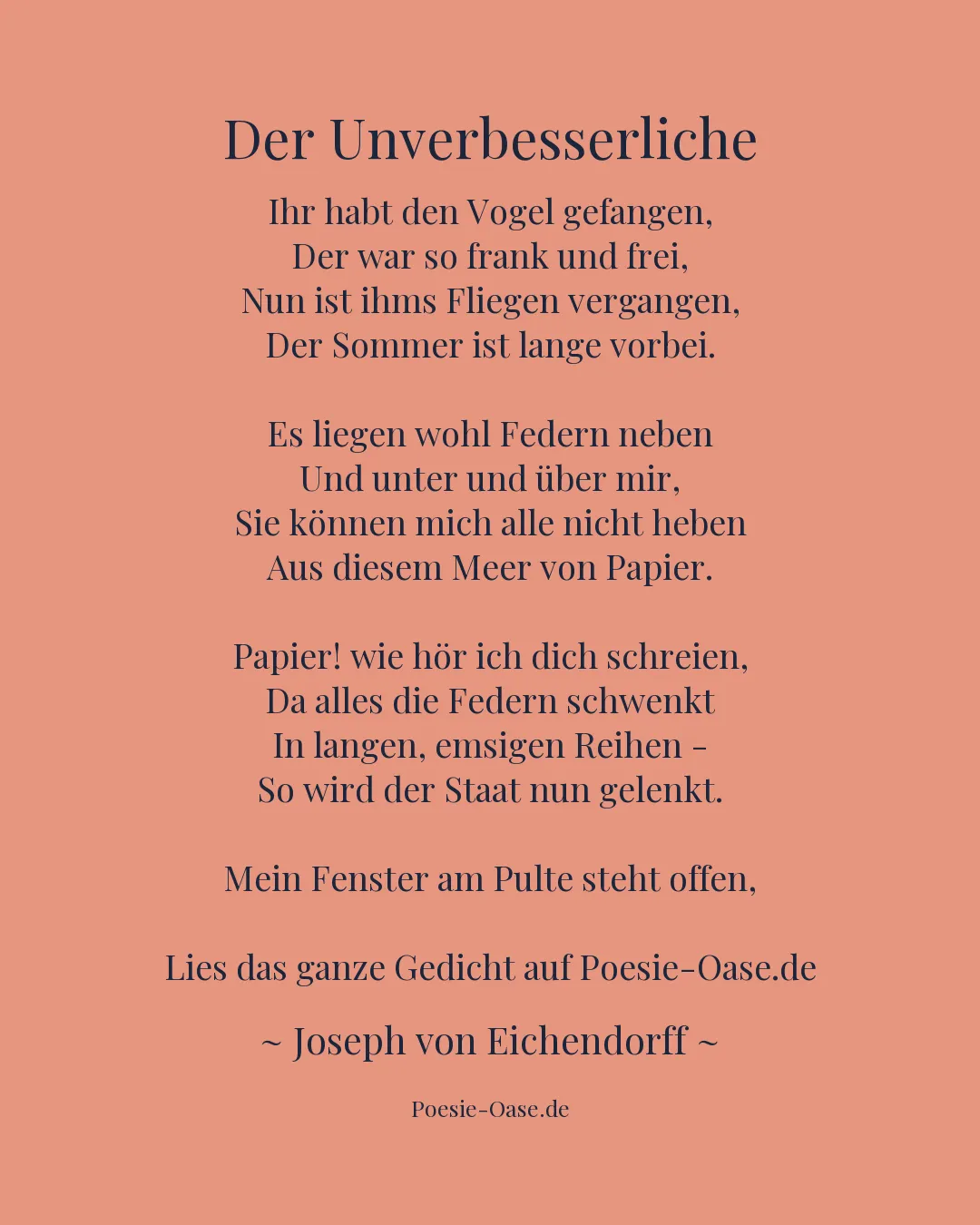 Illustration zu Der Unverbesserliche