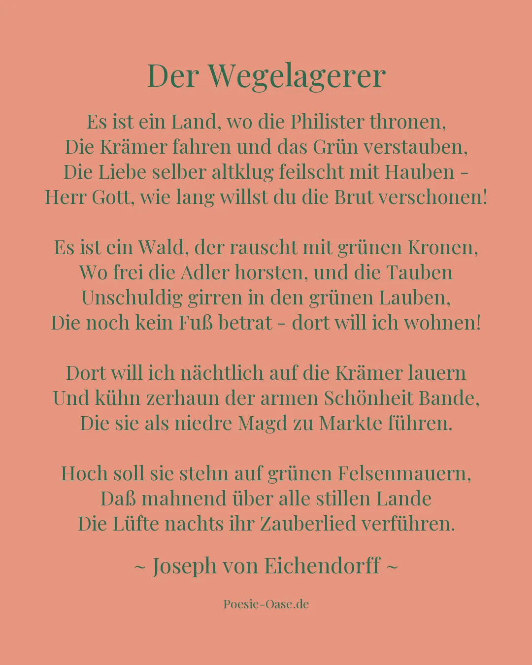 Illustration zu Der Wegelagerer