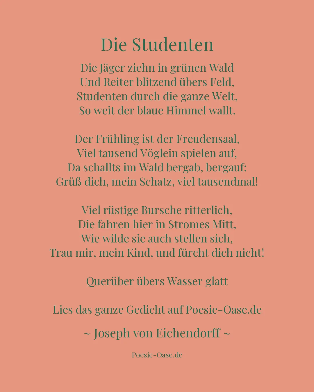 Illustration zu Die Studenten