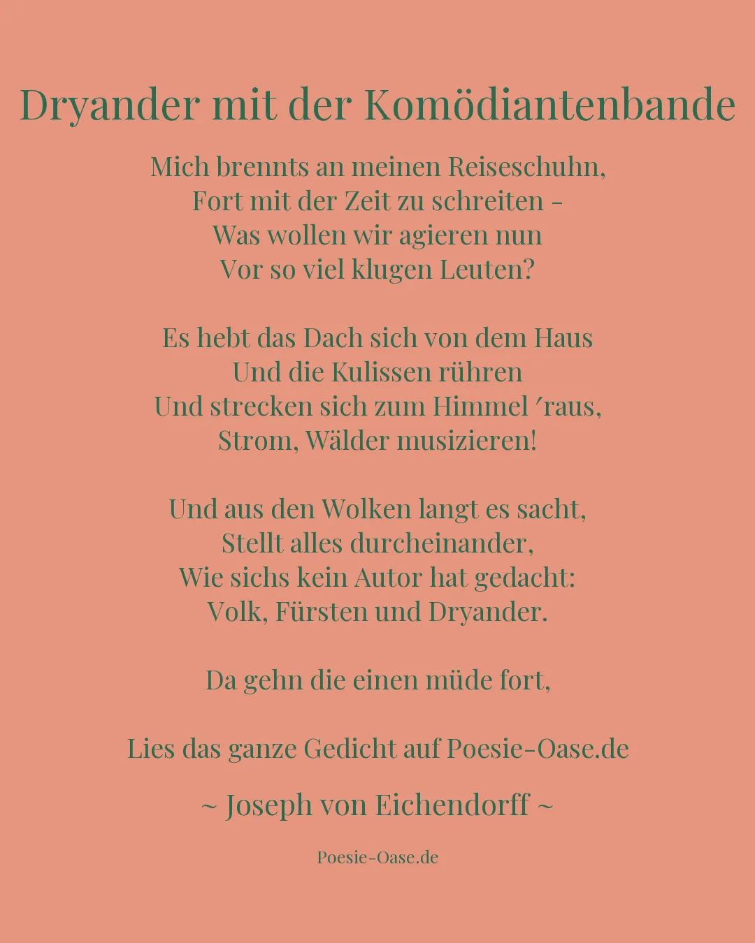 Illustration zu Dryander mit der Komödiantenbande