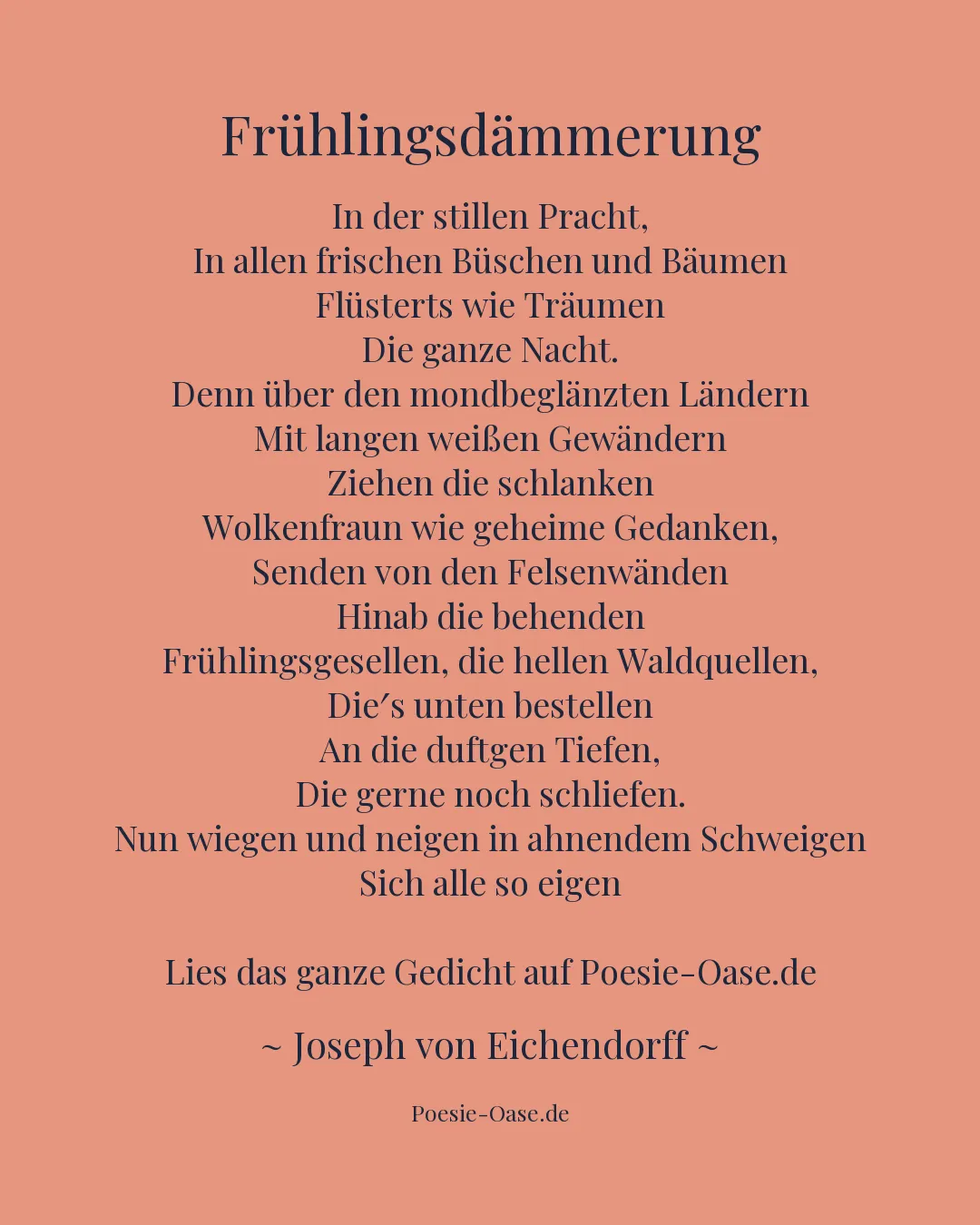 Illustration zu Frühlingsdämmerung
