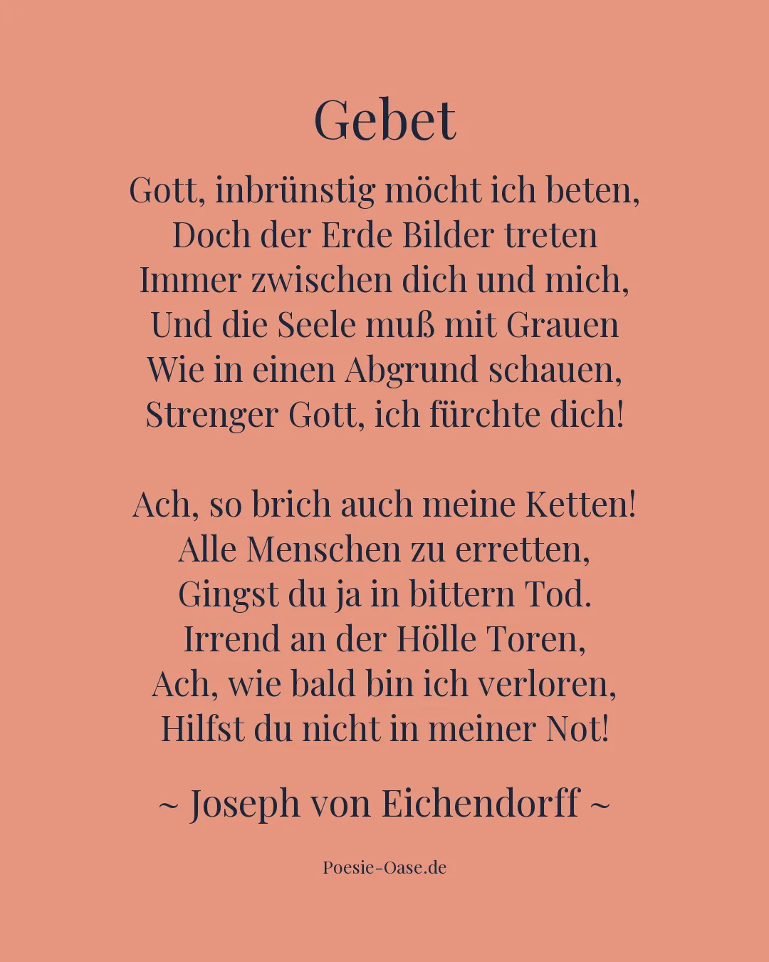Illustration zu Gebet
