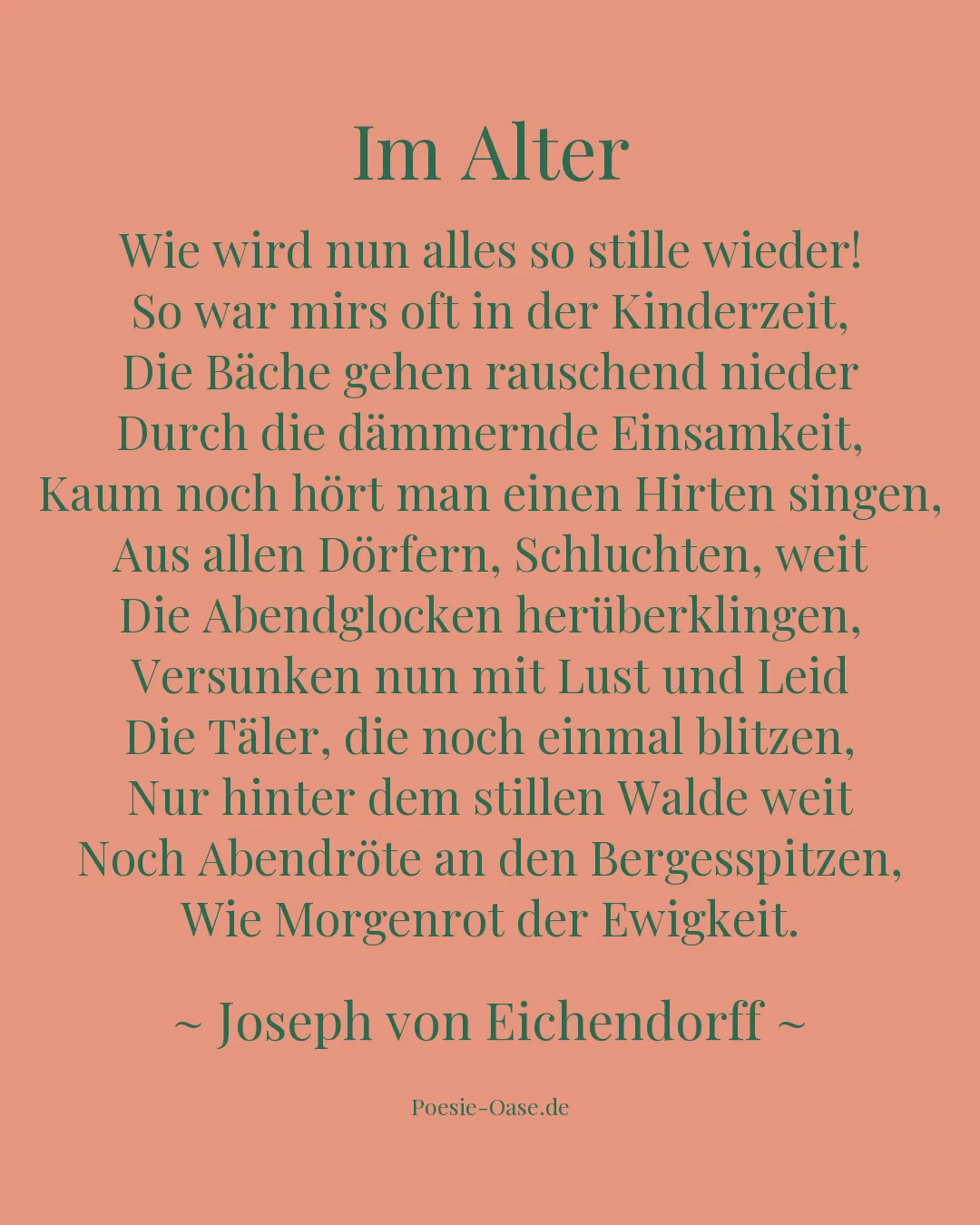Illustration zu Im Alter