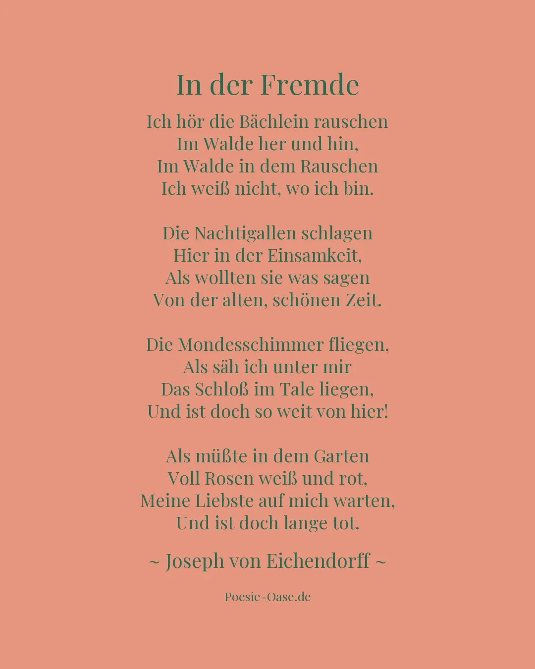 Illustration zu In der Fremde