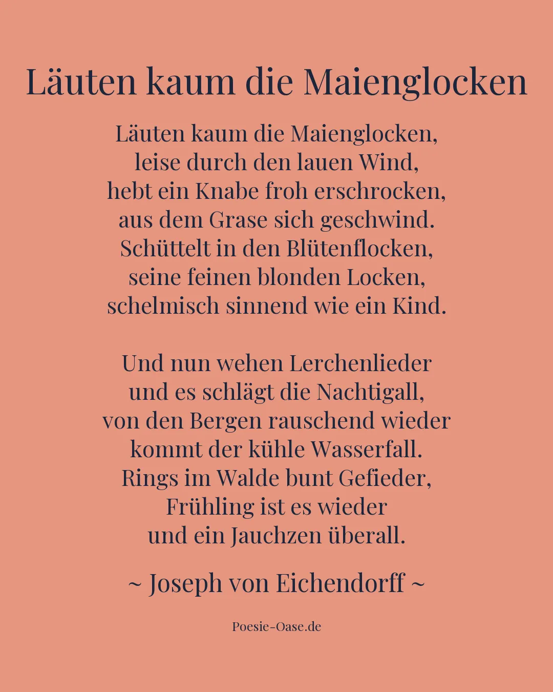 Illustration zu Läuten kaum die Maienglocken